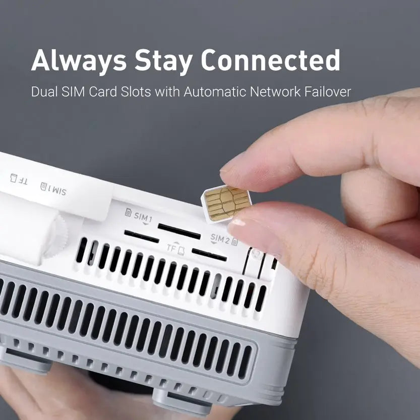 Portable Wi-Fi 6 5G Cellular Router with Rechargeable Battery