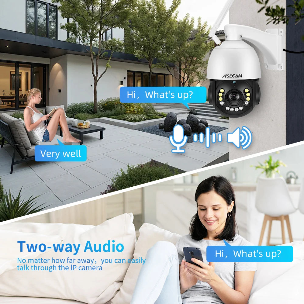 8MP 4G PTZ Security Camera 30X Optical Zoom