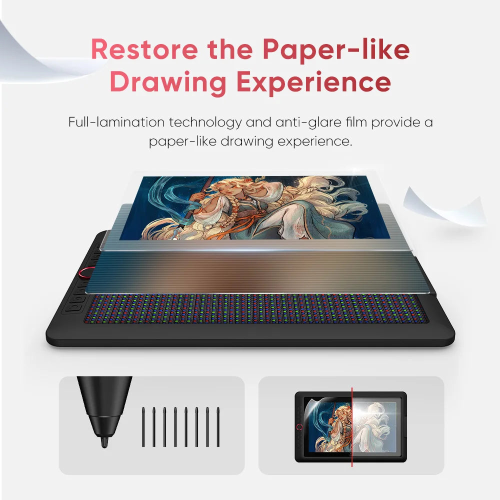 15.6 Inches Drawing Tablet with X3 Pro Stylus