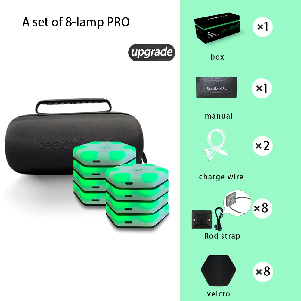 Pro Portable Reaction Training Lights 8 Piece