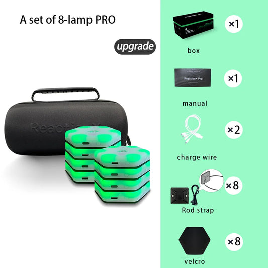 Pro Portable Reaction Training Lights 8 Piece