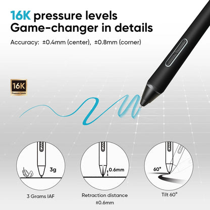 XL Digital Graphics Tablet with Bluetooth Stylus