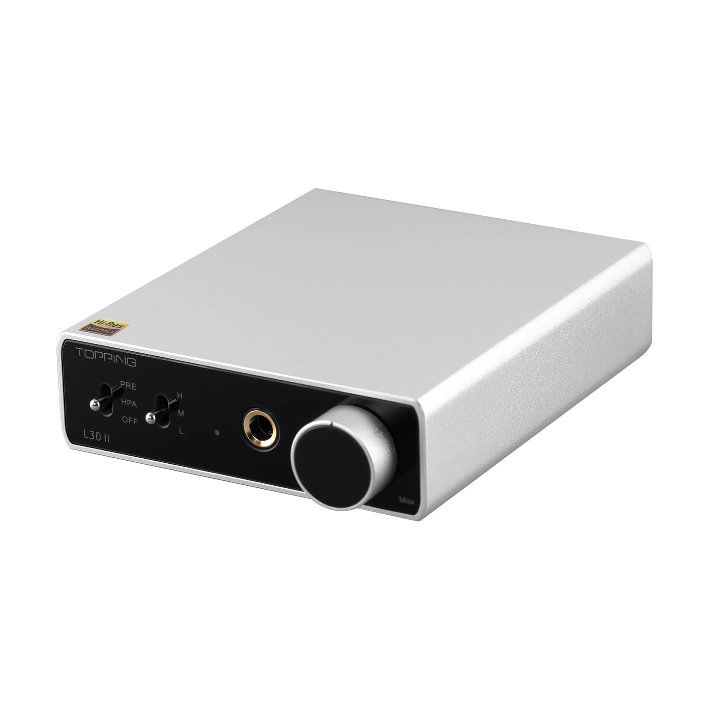 Silver Audio Amplifier AC Adapter High-Power Output