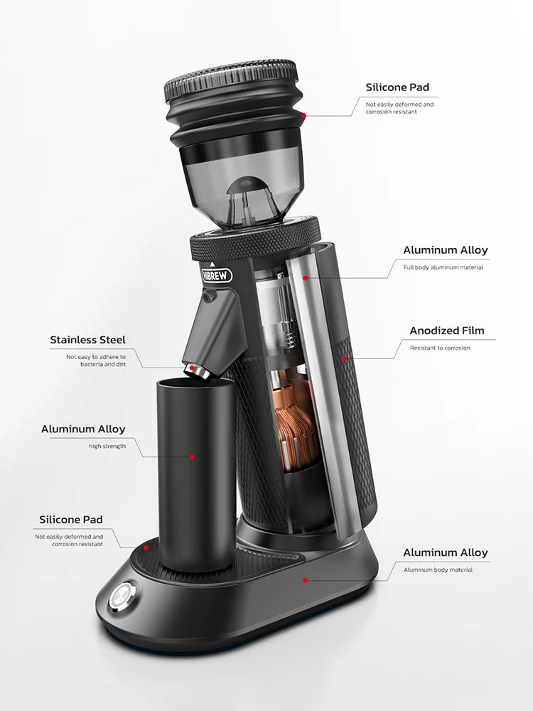 48mm Coffee Grinder Portable Precision Grinding for Espresso