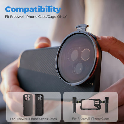 Hybrid Magnetic Variable ND CPL Filter for iPhone