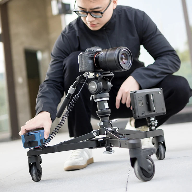 Monopod Dolly with Quick Release Knob for Tripod