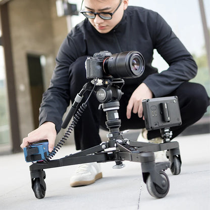 Monopod Dolly with Quick Release Knob for Tripod
