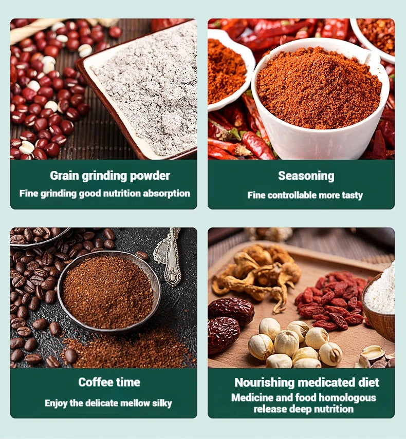 Ultra-Fine Electric Grain Grinder for Grains and Spices