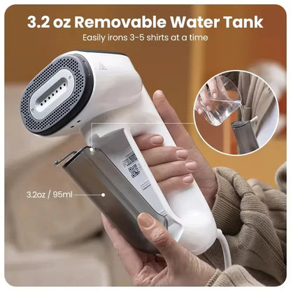 Portable Handheld Garment Steamer with Suction Ironing