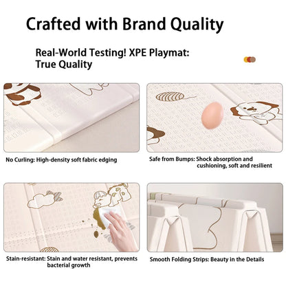Cartoon Baby Foam Play Mat Foldable Activity Mat
