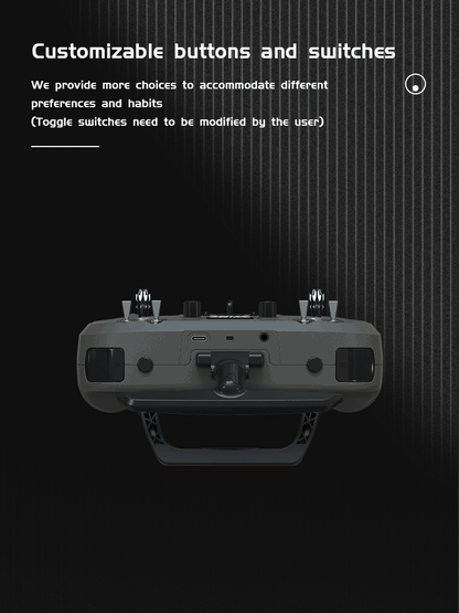 T15 2.4G FPV Remote Control Translucent Black