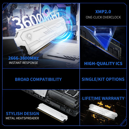 High Performance 32GB DDR4 3200MHz Desktop Memory