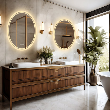 LED Backlit Bathroom Vanity Mirror Anti-Fog