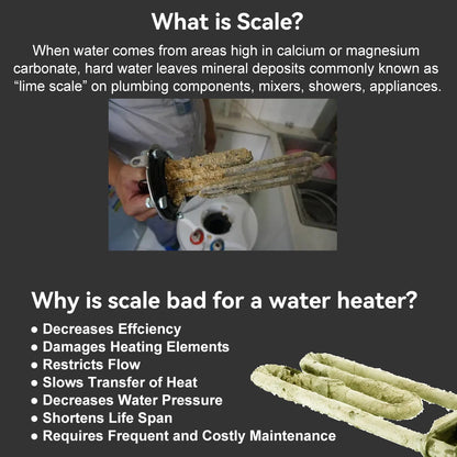 Whole House Water Descaler for Hard Water & Limescale