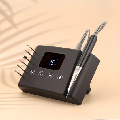2 in 1 Electric Nail Drill Machine 85W Black