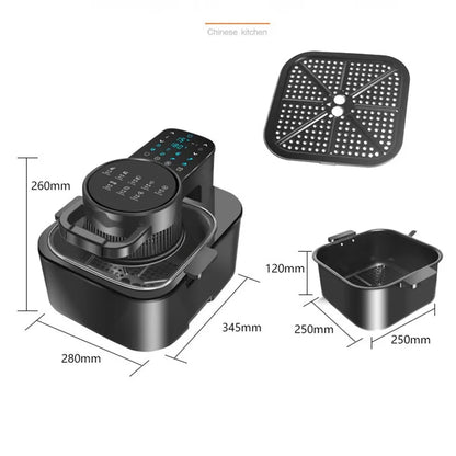 9L Smart Air Fryer Large Capacity Touch Screen Oven