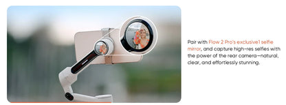 Smart Phone Stabilizer White Vlog Kit Active Zoom