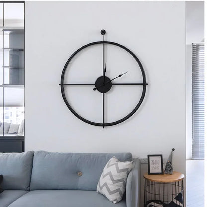 55cm Modern Wall Clock European Style Home Decor Black 55cm
