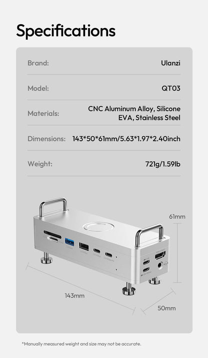 Mac Mini Docking Station with SSD Storage Expansion