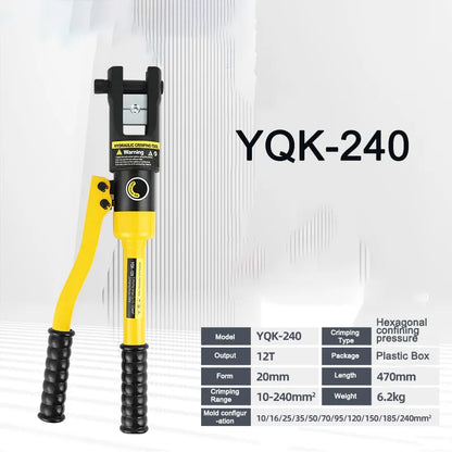 Portable Hydraulic Cable Crimping Pliers YQK-240