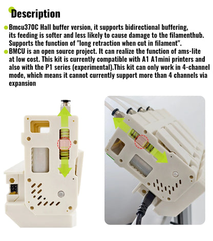 Auto Refill System BMCU 370C AMS Lite for A1 3D-Printer