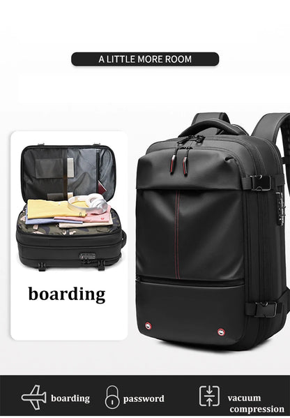 Durable Travel Laptop Bag with USB Port and Anti-Theft Design