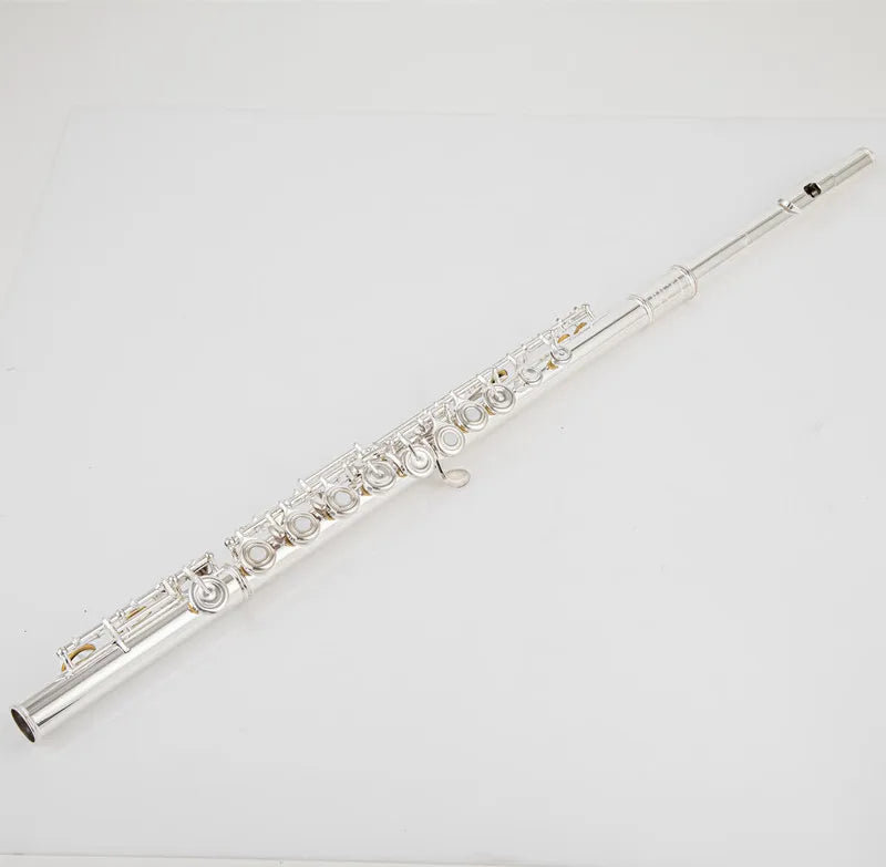Silver Plated Open Hole C Flute with Case