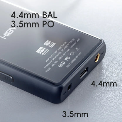 Silver Hi-Res Digital Music Player with Web Radio