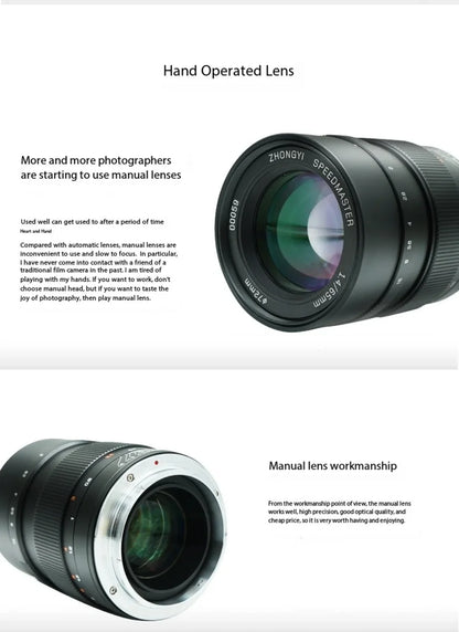 Hasselblad XCD 65mm F1.4 Manual Focus Lens