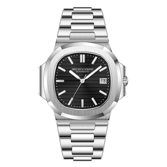 Men’s Automatic Mechanical Watch 50M Waterproof Black
