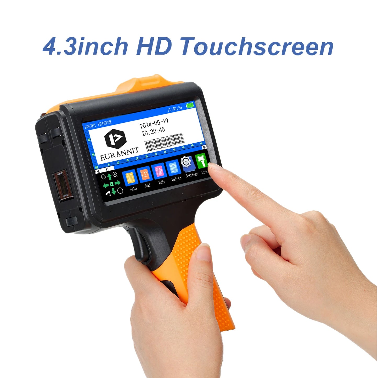 Portable Inkjet Coder for Multi-Language Labels & Dates