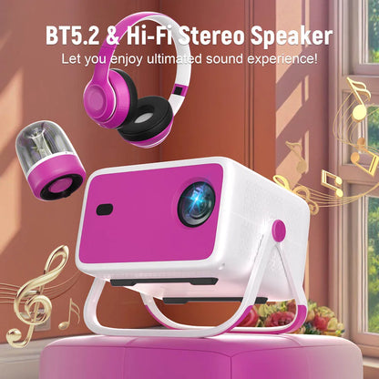 4K Ready Android Smart Projector with Auto Focus