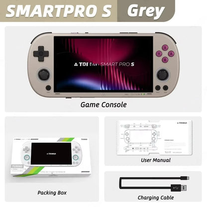 Portable Linux Retro Handheld Game Console 4.96 Inch IPS RGB