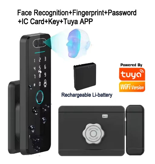 Tuya Smart Door Lock with Face ID and App Control