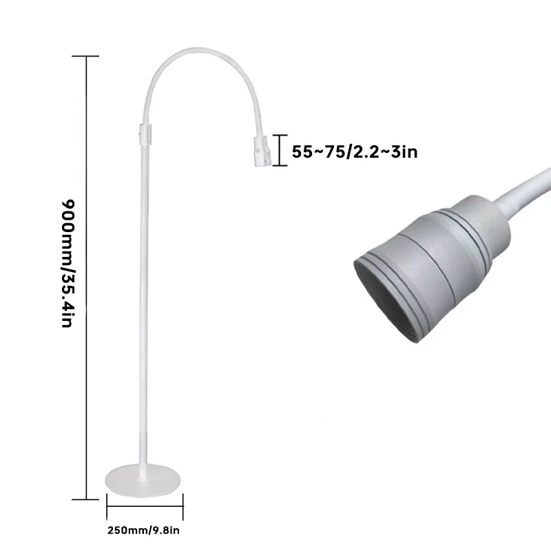 Portable White UV Lamp Gel Curing Beauty Salon