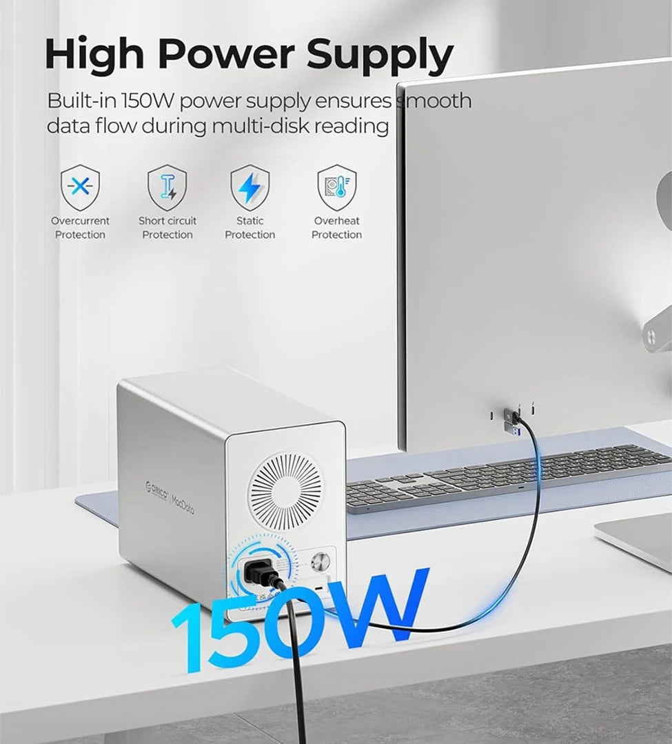 ORICO High Speed 5 Bay External Hard Drive Enclosure