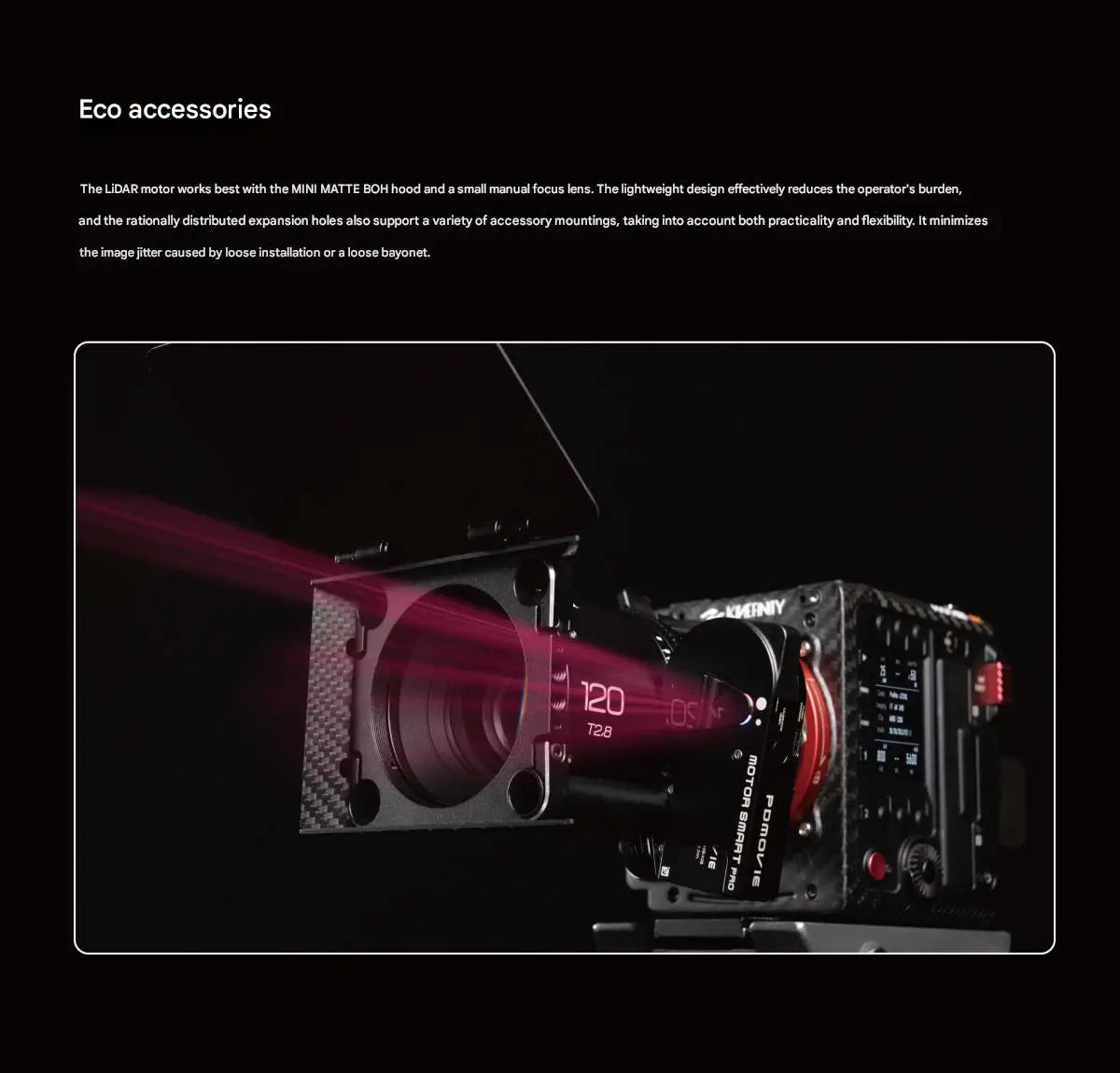 High-Speed Follow Focus Motor Strong Torque Battery