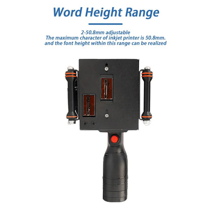 Compact Handheld Inkjet Printer for Batch & Date Coding