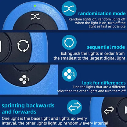 6 Lamp Blue Speed and Reaction Training System
