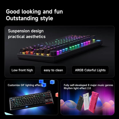 Wired 8K Gaming Keyboard 0.08ms Low Latency Black