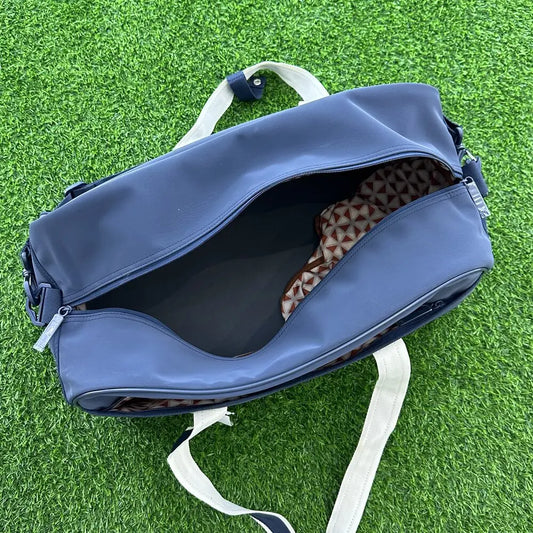 Roland Garros Small Duffel Tennis Bag in Navy Blue