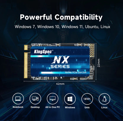 512GB M.2 2242 NVMe PCIe 3.0 x4 Internal SSD