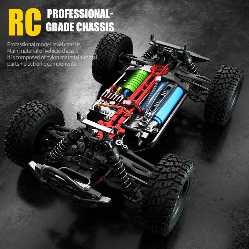 Remote Control Off Road Car 1:16 4WD with LED Lights