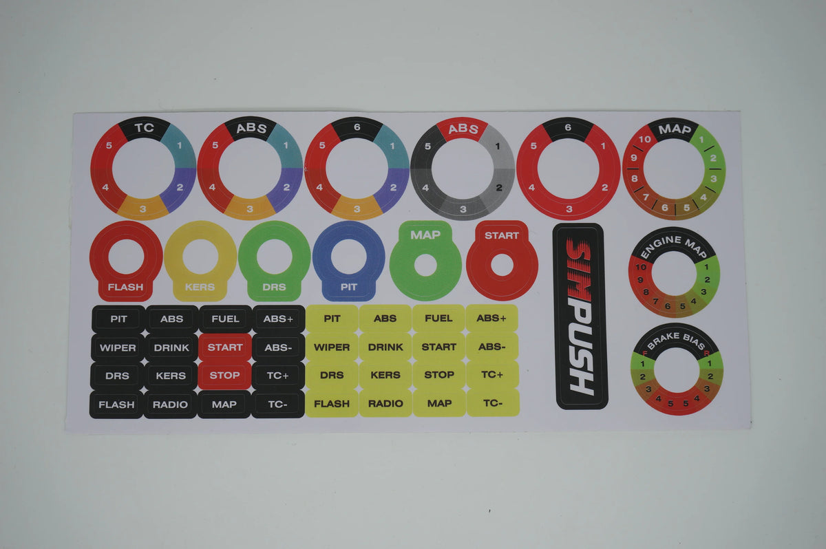 Carbon Fiber Racing Wheel Mod Compatible with Logitech RS Setup