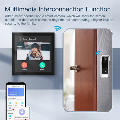 4 Inch Smart Touch Control Panel with Alexa and ZigBee