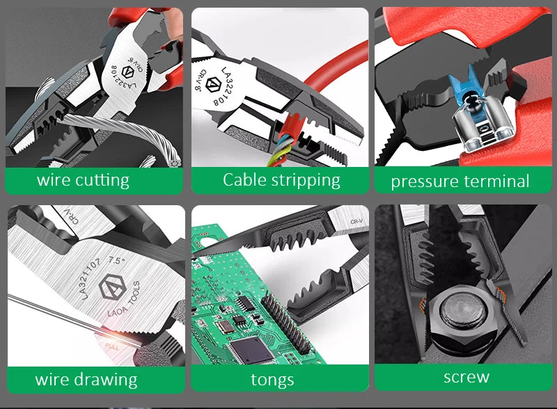 Insulated Electrician Tool Kit Multi-Piece Repair Set