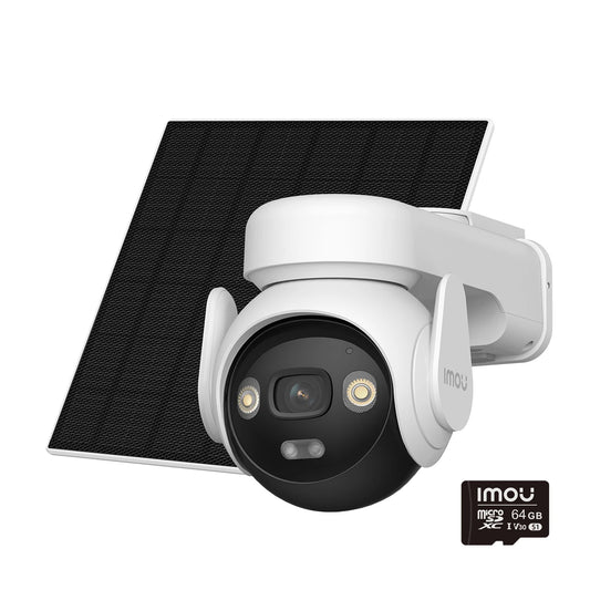 5MP 4G Solar PTZ Security Camera with 64GB Storage