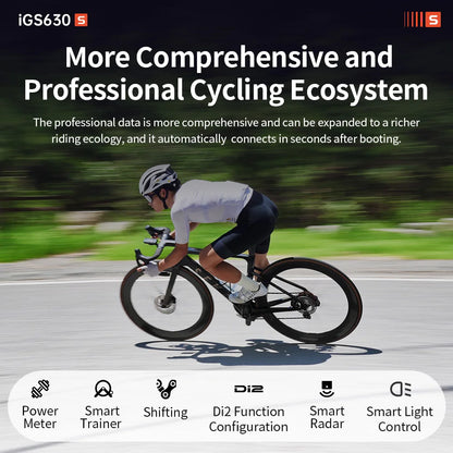 Smart GPS Bike Computer with Cadence and Speed Sensor