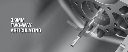 3.9mm Articulating Borescope Camera 1080p 5" IPS Screen