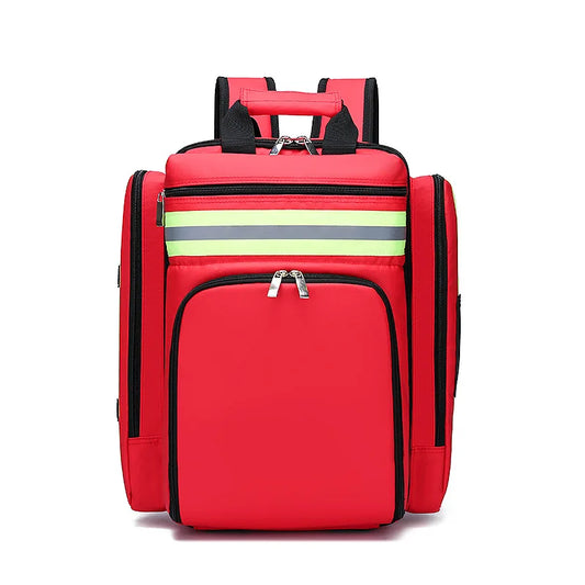 Heavy Duty Red Disaster Relief First Aid Storage Bag